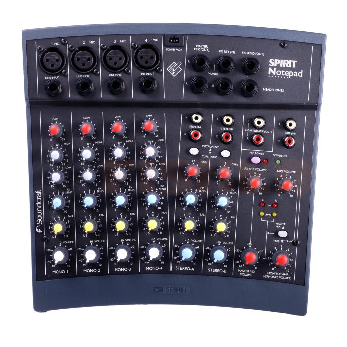 動作良好】SOUNDCRAFT 見くびっ SPIRIT FOLIO 4 アナログミキサー