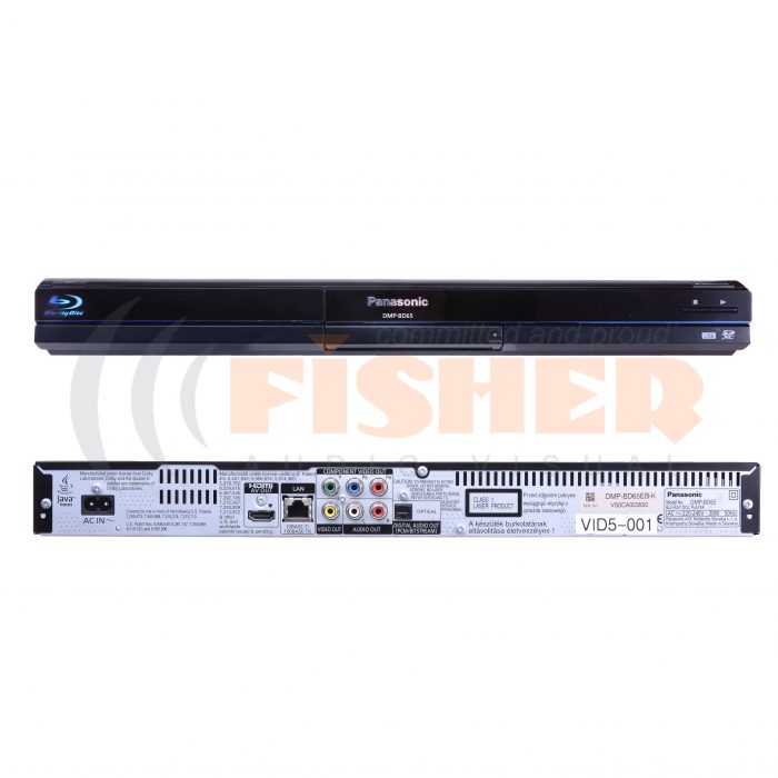 Panasonic DMPBD65 Bluray Player Fisher Audio Visual