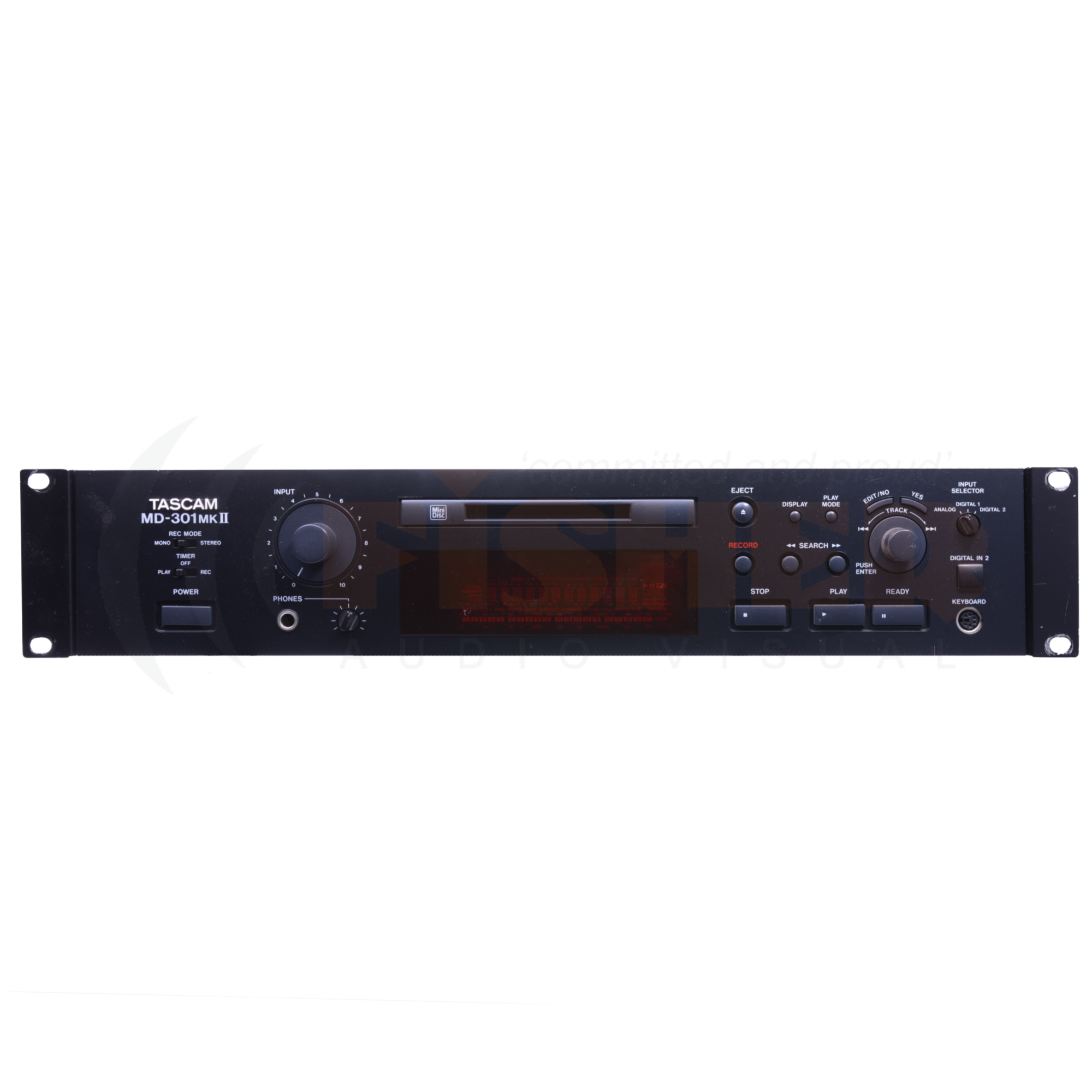 Tascam MD-301 Mk2 MiniDisc Recorder - Fisher Audio Visual