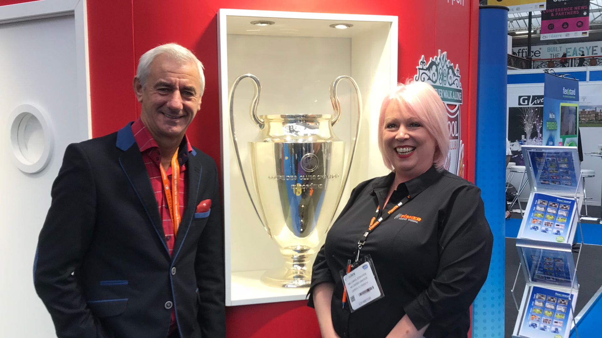 CHS 2018: Liverpool Legend Ian Rush and Fisher Audio Visual's own Carol Edwards