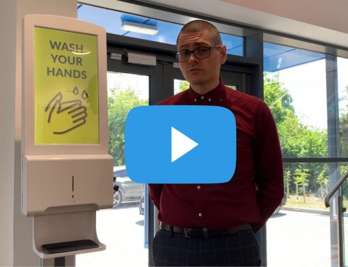 Video: Sanitise and Advertise With Integrated Hand Sanitiser Displays